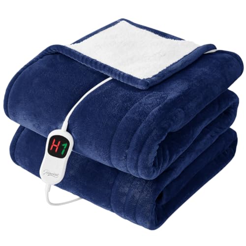 Image of Homemate Heated Electric Blanket Twin 62 inchx84 inch Heating Throw Blanket