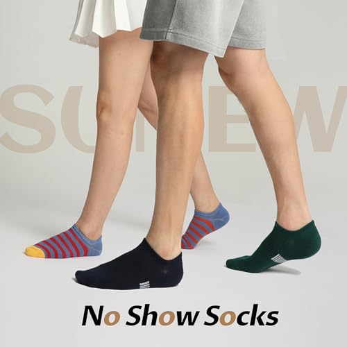 Save 15% on Sunew 8 Pairs No Show Socks - Use Code 556T7FTN