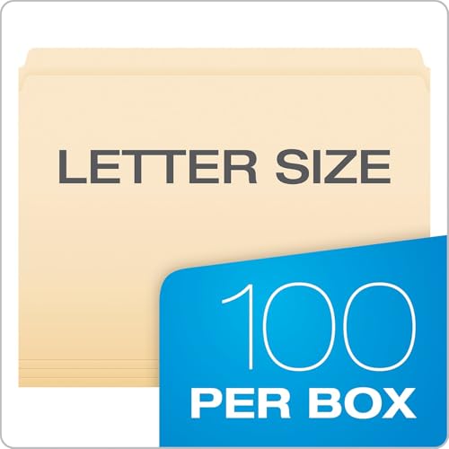 Dossiers Top Tab Pendaflex renforcé idéal archivage de documents professionnels boîte de 100