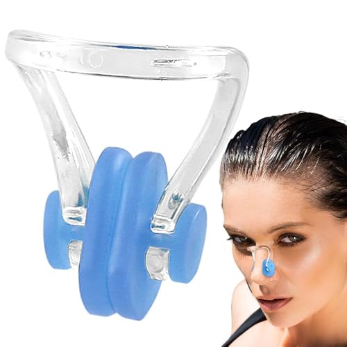 Image of Swimming Nose Plugs 2 Pcs - Comfortable Soft Nose Clips for Swimming, Training & Water Sports