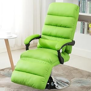 Tattoo Chair Facial Chair, Spa Beds Adjustable Facial Massage Table Salon Personal Care Equipment Salon Facial Bed Eyelash Recliner Computer Chair, Green