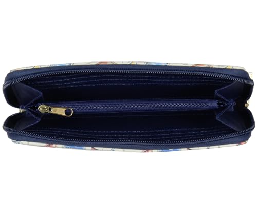 Bioworld Gilmore Girls Dragonfly Inn Icons Allover Print Zip Around Closure Faux Leather Wallet For Women3