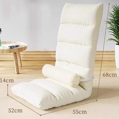 Fauteuil inclinable confortable couleur crème à positions multiples - 3