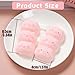 2 Pcs Taba Pig Squeeze Toys, Cute Pig Sticky Squishy Toy, Pink Handmade Sensory Pinch Toys, Soft Stress Relieving Fidget Toy Fur Ball for Adults (Pig)