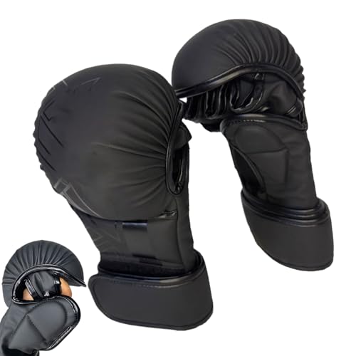 Guantes de boxeo profesionales ajustables para entrenamiento de kickboxing