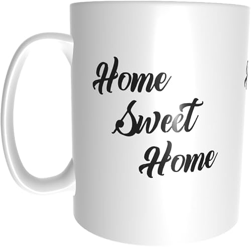 Pandok White Ceramic Mug - People - Quotes : Home Sweet Home - Single Mug
