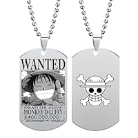 Amazon.co.jp: ネックレス ワンピース シンプル タングステン ルフィ