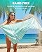 Antfuny Turkish Beach Towels Vacation Essentials Quick Dry Sand Free Oversized Bath Pool Swim Towel Extra Large XL Blanket Adult Travel Cruise Accessories Must Haves Clearance Stuff Necessities