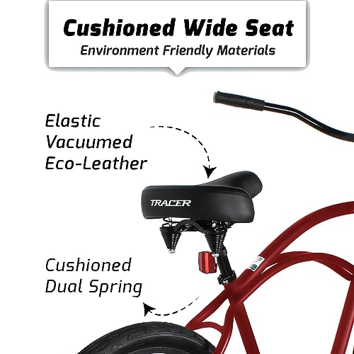 Bicicleta tandem para adultos Tracer ACE, ruedas de 26 pulgadas, freno de pedal, para parejas o amigos, varios colores miniatura 4