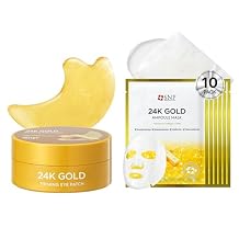 SNP [K Beauty 24K Gold Firming Eye Patch & 24K Gold Ampoule Sheet Mask