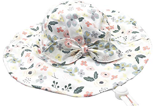 Baby Girl Sun Hat Summer Beach Hats With Upf 50+ Toddler Infant With Wide Brim Strap Outdoor Bucket Ha #TOP3