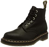 botas martens mujer altas 6 ojales Dr. Martens 6 Eye Boot, Botas de Combate Unisex Adulto, Black Ambassador, 37 EU
