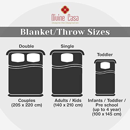 Image of Divine Casa Glace Cotton 120 GSM Reversible Lightweight Printed Single Bed AC Dohar Blanket Quilt - Deep Blue and Black