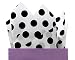 CleverDelights Black Polka Dot Premium Tissue Paper - 100 Sheets - 20" x 30" - Acid-Free Gift Paper