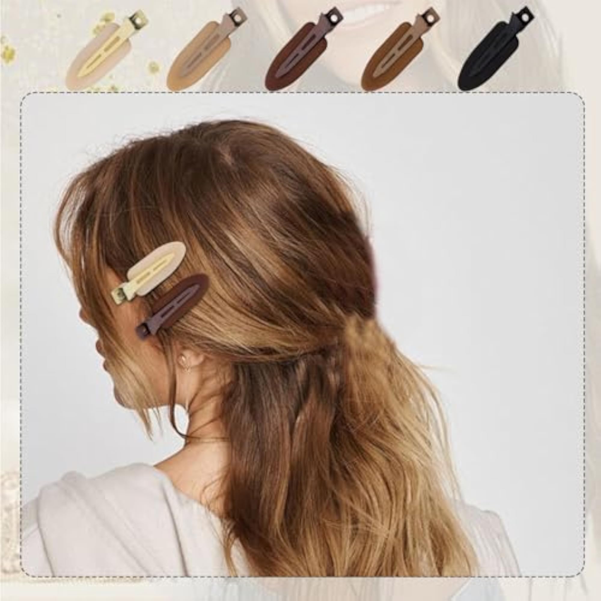 Pack of 10 No Bend Hair Clips for Women, Styling Essentials