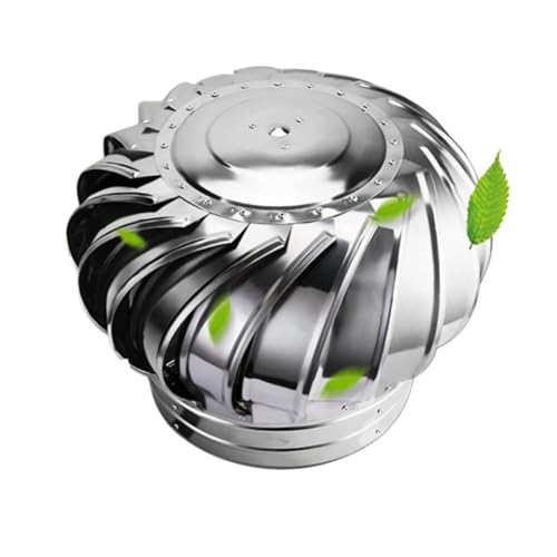 Ventilateur de toit en acier de 9,9x24,6 cm pour circulation d'air