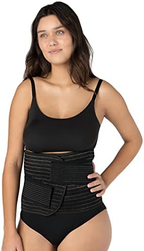 Upspring Shrinkx Belly Charcoal Postpartum Belly Wrap, Adjustable  Postpartum Belly Band to Support, Slim and Smooth After Baby (Charcoal  Gray, ...