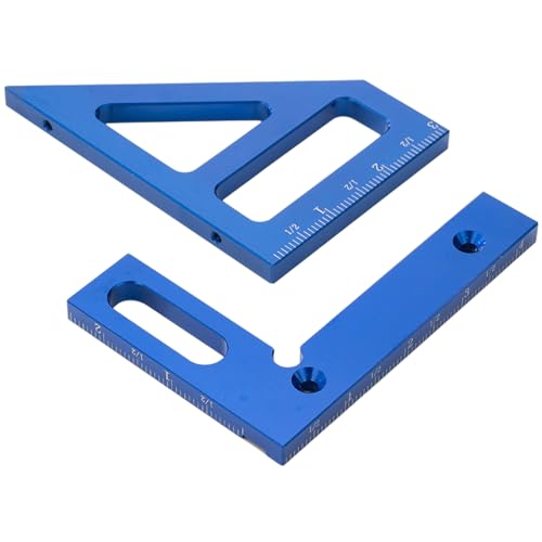 Regla Triangular para Trazado de 45/90 Grados para Carpintería miniatura 6