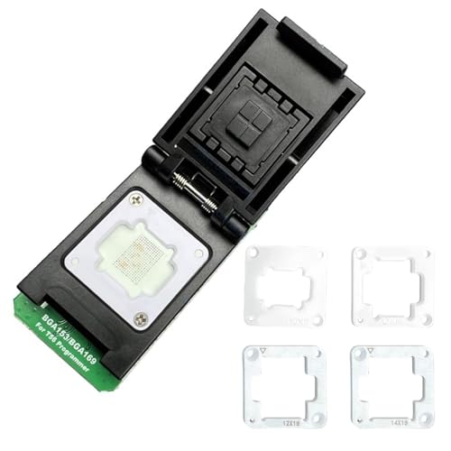1 juego de adaptador de chip EMMC BGA153/BGA169 para programador T56 chip de cifrado seguro con sondas reemplazables