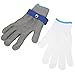 Mavaol Stainless Steel Cut Gloves, 316L Wire, Food Safe, Heavy Duty Hand Protection, Comfortable Fit, for Industrial Kitchen, Metalworking, Rescue (M)