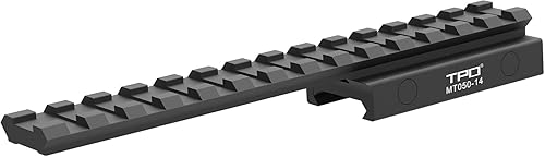 Miniatura 4 de TPO Picatinny - Soporte elevador de 0.5 pulgadas de altura, 14 ranuras, perfil bajo