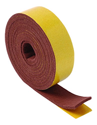 Brinox B62750M - Deslizadores Fieltro (25 mm x 2 m) Color marrón