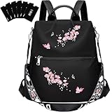 Eshow Zaino Donna, Zainetto Antifurto Multifunzionale, Borsa Casual ed Moda per Viaggio, Scuola, Lavoro, Shopping, Visite e Università