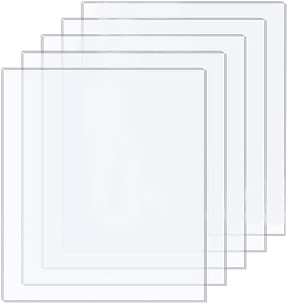 10 Fogli In Plexiglass Trasparente 1mm - Per Fai Da Te, Cornici E Decorazioni | 10x15 Cm - Foto 9