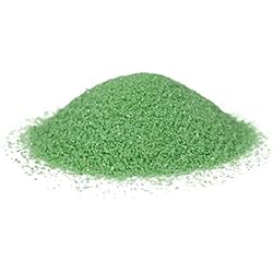 Filtro De Arena Verde Heku 30330-17 decorativa/arena de color verde, 750 g, en lata resellable, 750g / Körnung 0,1mm