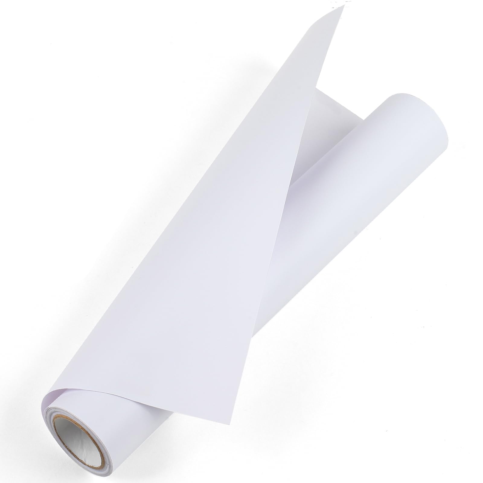 Prime Vinyl Vinylfolie Plotter -30cm x 305cm- matt Weiß Permanentes selbstklebendes Vinyl, Plotterfolie Rollen Rückseite Vinyl für Silhouette Cameo, die meisten Schneidemaschine