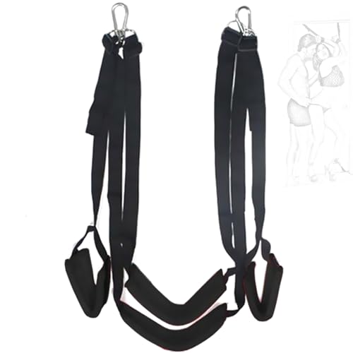 Balançoire Suspendue derrière la Porte de la Chambre, la Double balançoire du Couple de la Salle familiale est livrée avec Un Coussin de siège épais