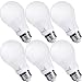 HyperSelect 9W LED Light Bulb A19 - E26 Non-Dimmable LED Bulb [60W Equivalent] , 4000K (Daylight Glow), 840 Lumens, Medium Screw Base, UL-Listed (Pack of 6)