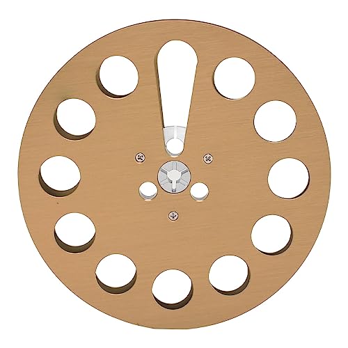 Carretel de Fita de Gravação, Carretel Em Branco de 1/4 de 7 Polegadas 11 Furos Carretel de Liga de