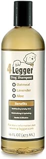 4Legger Certified Organic Oatmeal Dog Shampoo with Aloe and Lavender Essential Oil