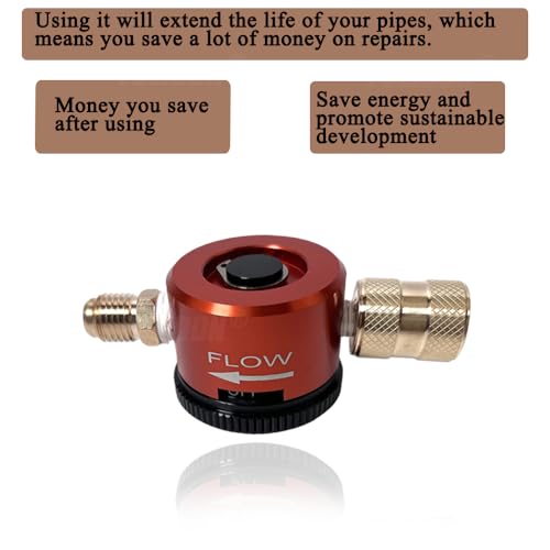 Regulador de nitrógeno metálico para HVAC 1/4 pulg miniatura 4