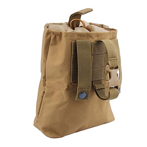 MOLLE Dump Pouch, 600D Portamunizioni Da Caccia ,Tasca Porta Caricatori Con Chiusura Arrotolata Impermeabile Per Escursioni In Campeggio All'Aperto