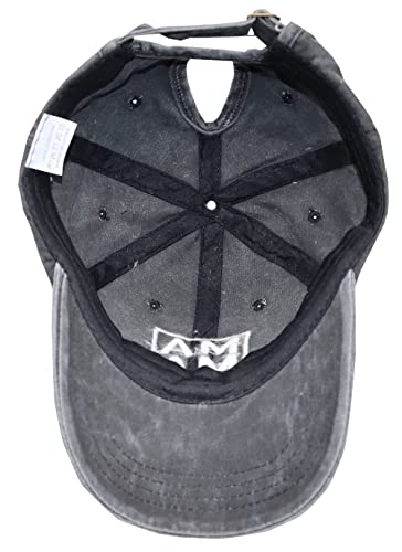 Gorra vintage para mujer con abertura para coleta miniatura 4
