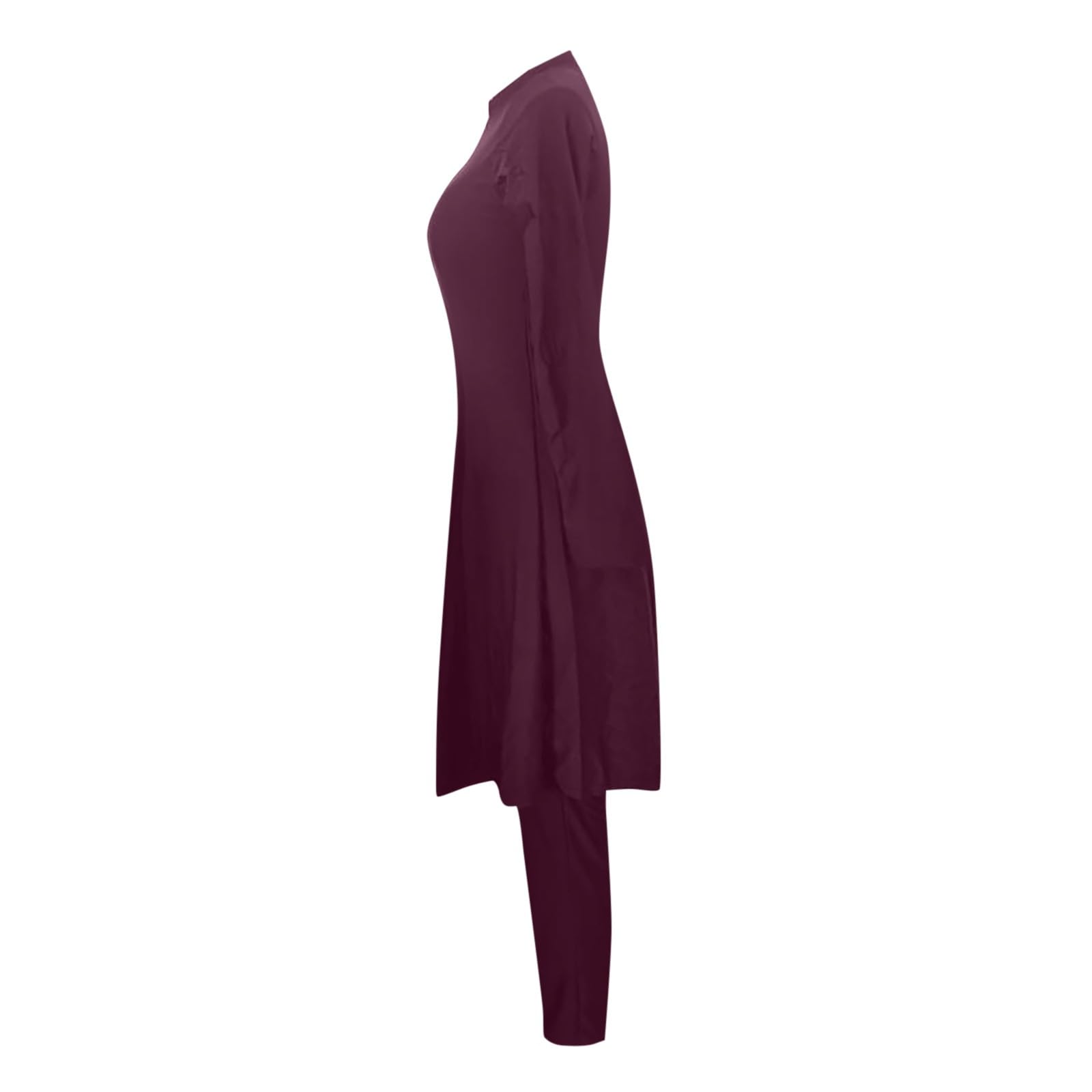 Générique Burkini Femme Tankini Maillot De Bain Ventre Plat Bikini Manche Courte Ensemble Ete Grande Taille Ronde Musulmane Short Haut 2 Pieces Push Up Musulman T Shirt Anti UV Sexy Shorty Gainant