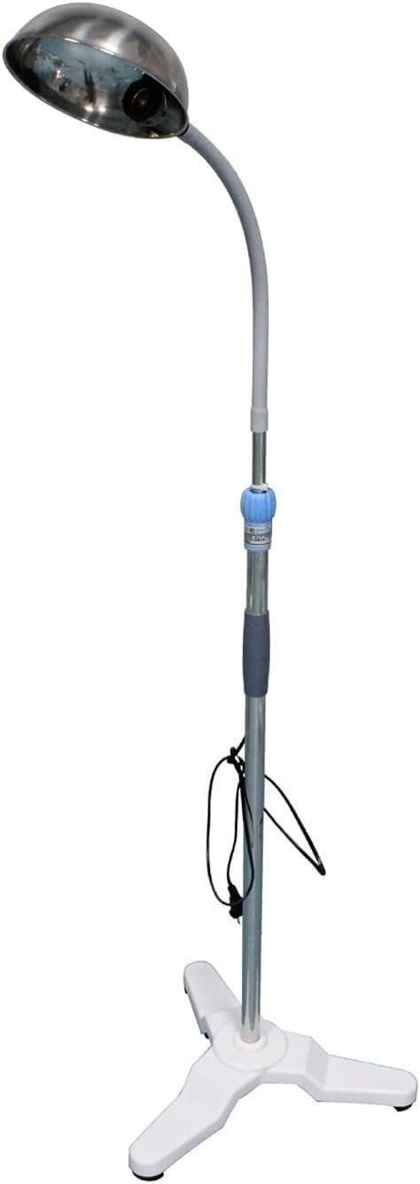 Surgical Examination Light with Gooseneck, Mobile Floor Stand Medical Lamp for Gynecology, Outpatient & Stomatology, Adjustable LED Exam Light with Wheels