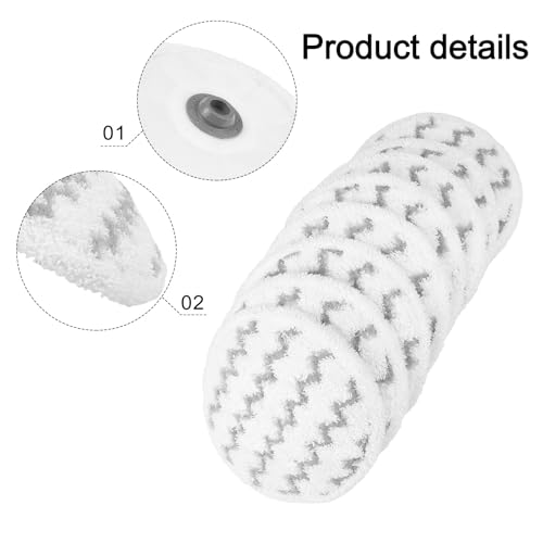 Serpillères lavables pour Spinwave Steam 3897A accessoire microfibre - 4