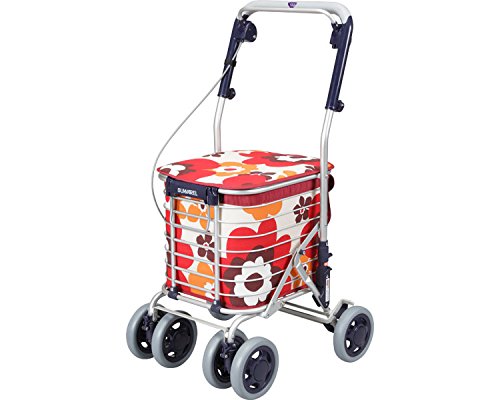 スワレル 花柄レッド AS-0275 (ユーバ産業) (返品不可)