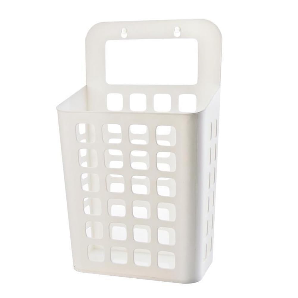 Hndhbfgrt Wall Mounted Laundry Basket Dirty Clothes Organizer Laundry Bag Hollow Household Storage Basket Wall