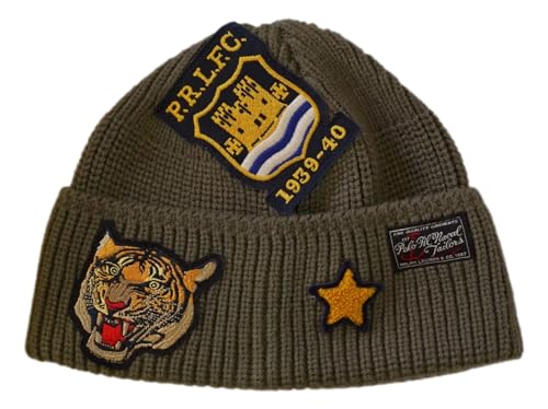POLO RALPH LAUREN Men's Ribbed Cuff Beanie Hat...