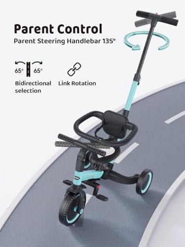 Image of newyoo TR008 5-in-1 Tricycle for Toddlers 1-3, Toddler Bike, Birthday Gift