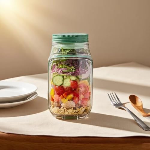 Pjjrdh Salad Pod,salad Pods,salade Pod Conteneurs Intervalle Plastique,dosette À Salade Verticale,boîte À Salade,bol À Salade Fraîche,étui À Sauce Anti-fuite,Bocaux À Salade,Récipient À Salade-A