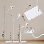 GOOZIE Baby Monitor Mount Floor Stand Holder Compatible with Most Universal Camera Models Boifun, Eufy, ieGeek, Vtech, Tapo, Hello Baby Monitor Stand Adjustable Height Baby Camera Mount