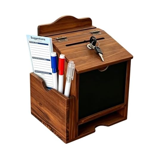 Secure Portable Donation Box for Fundraising
