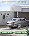 ALIESTFDNO Portable Level 2 EV Charger, 40A, 220-240V, with 25ft Charge Cable and NEMA 14-50 Plug, Adjustable Current/Delay Charging for Electric Car Charger