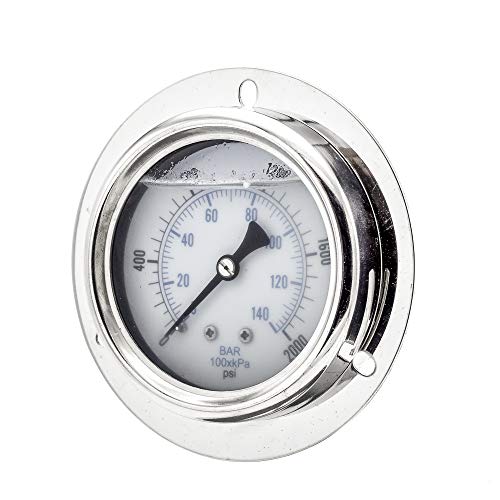 Cadran 0/2000 psi PIC Gauges 214T-254O manomètre robuste de 2.5 pouces