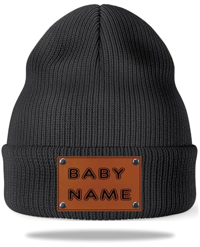 Custom Baby Beanie Hats for Boys Girls Personalized Toddler Winter Hat with Name Warm Beanies Kids Customized Beanie Gifts